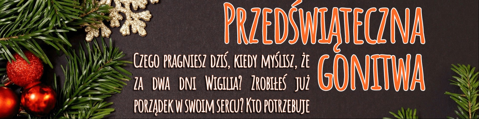 Przedświąteczna gonitwa