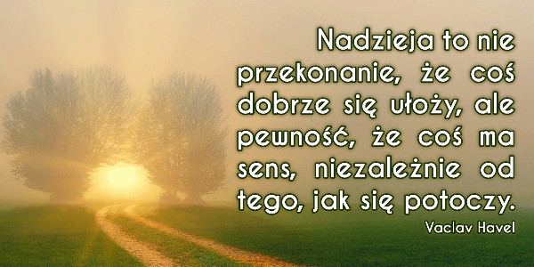 #128 Słowo na horyzoncie — nadzieja