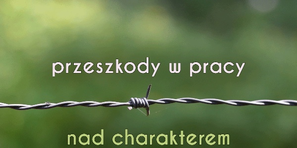 Przeszkody w pracy nad charakterem