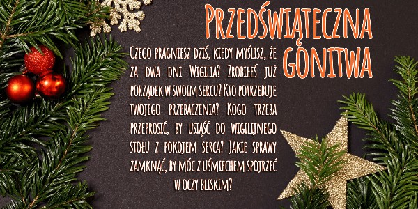 Przedświąteczna gonitwa