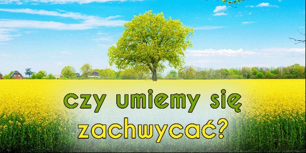 Czy umiemy się zachwycać?